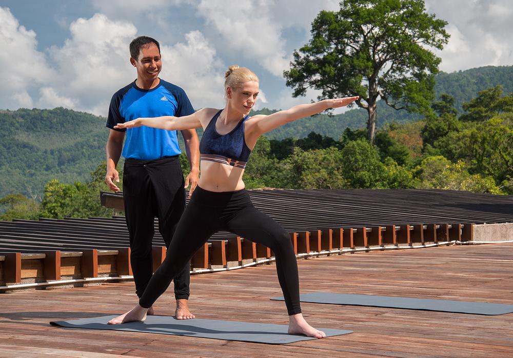 Wellbeing is not just about a spa session – daily activities include tai chi, yoga and Muay Thai