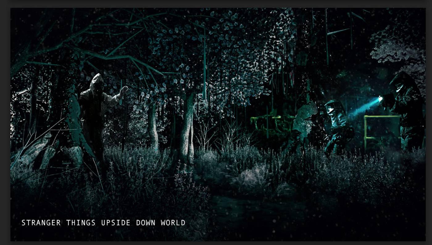 The pop-up is part of efforts to promote the second season of Stranger Things, coming out next month The pop-up is part of efforts to promote the second season of Stranger Things, coming out next month