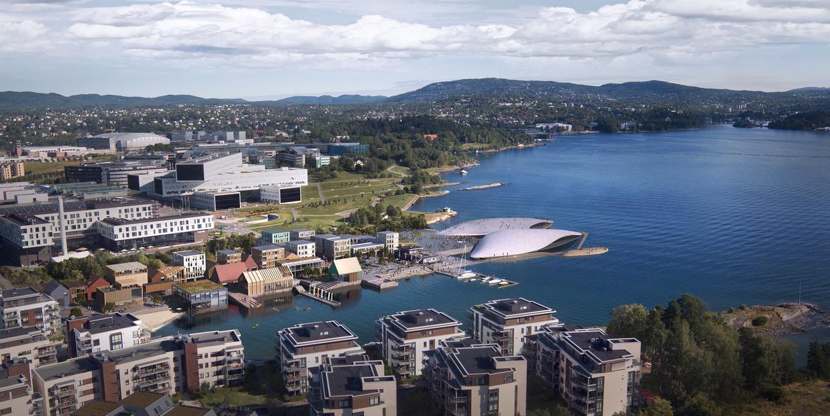 Selvaag is developing the aquarium at the site of Oslo's former international airport / Selvaag Selvaag is developing the aquarium at the site of Oslo's former international airport / Selvaag