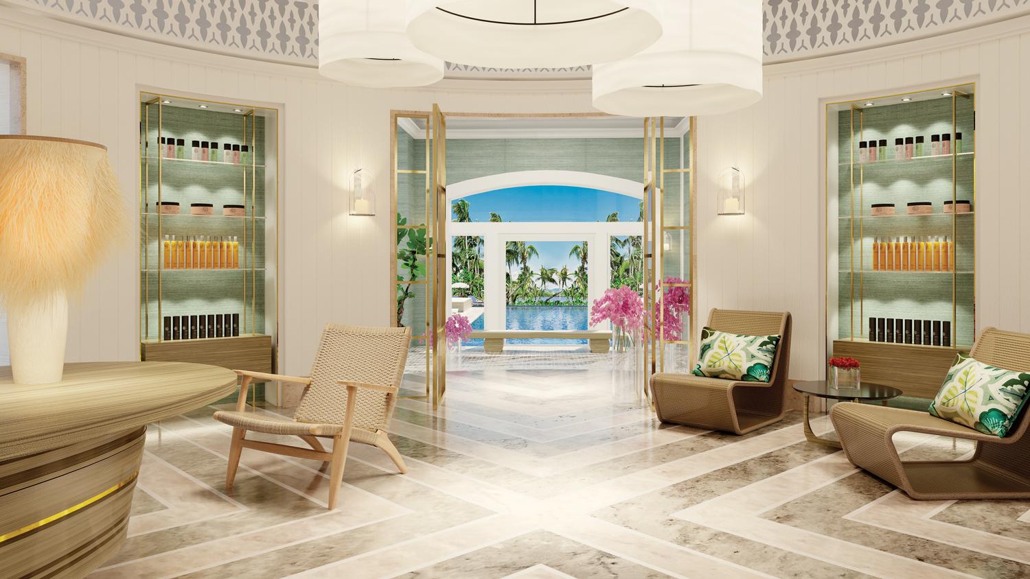 The reimagined One&Only Spa now covers more than 1,000sq m (10,700sq ft) / 