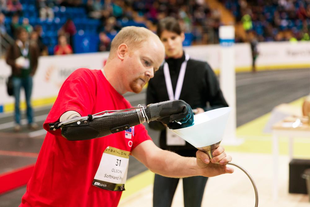 Competitors took part in six separate disciplines using assistive technology