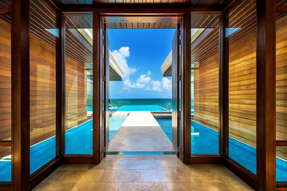 A three-bedroom Presidential Villa at the Park Hyatt St Kitts has its own wellness area and private infinity pool / 