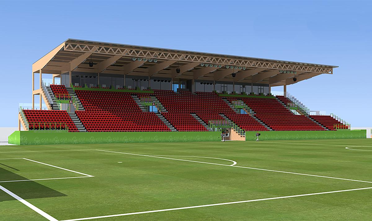 The cost for a stadium has been set at €1,500 (US$1,700, £1,300) per seat for a mid-sized structure / Bear Stadiums