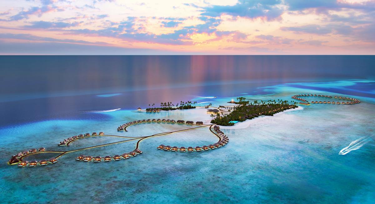 The resort, located on the Alifu Dhaalu Atoll, will feature a large spa / 
