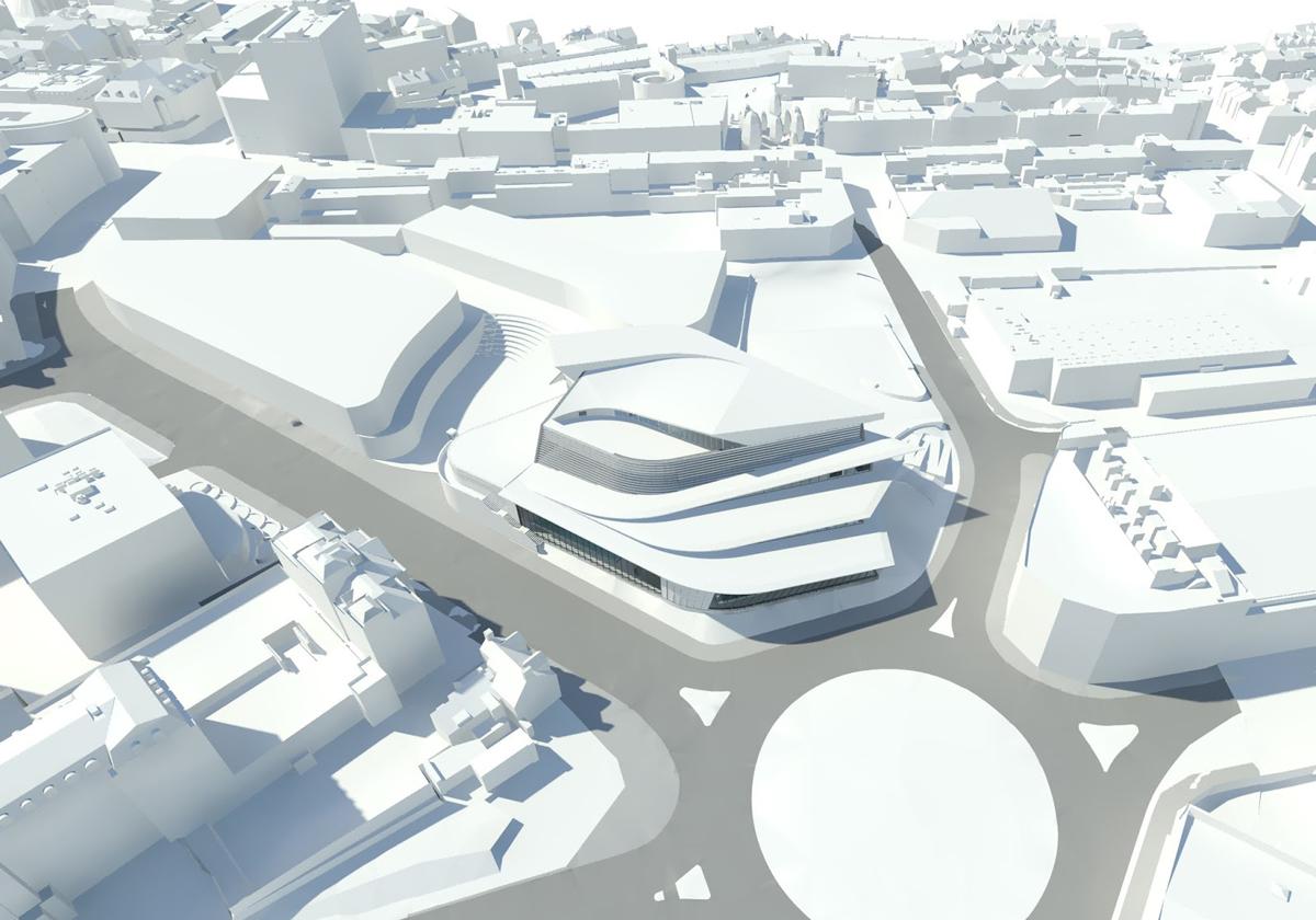 The 'super-sustainable' pool will be located in the heart of Exeter city