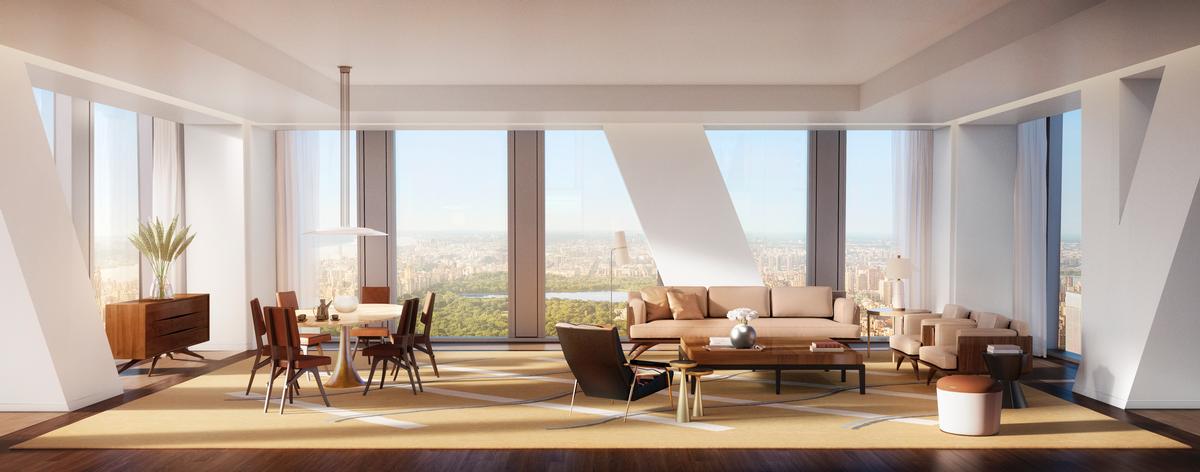53W53’s interiors have been designed by New York interior architect Thierry Despont / Hayes Davidson
