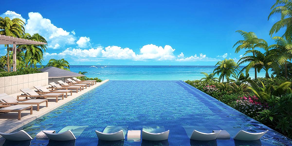 The coastal resort will house a large spa overlooking the East China Sea / 