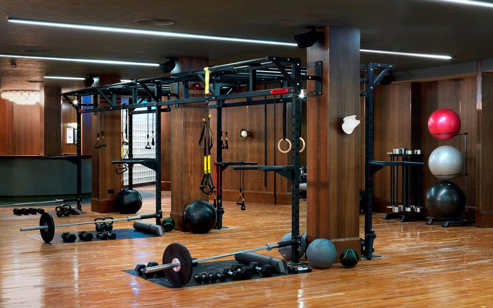 The gym has been designed to enable people to train like athletes