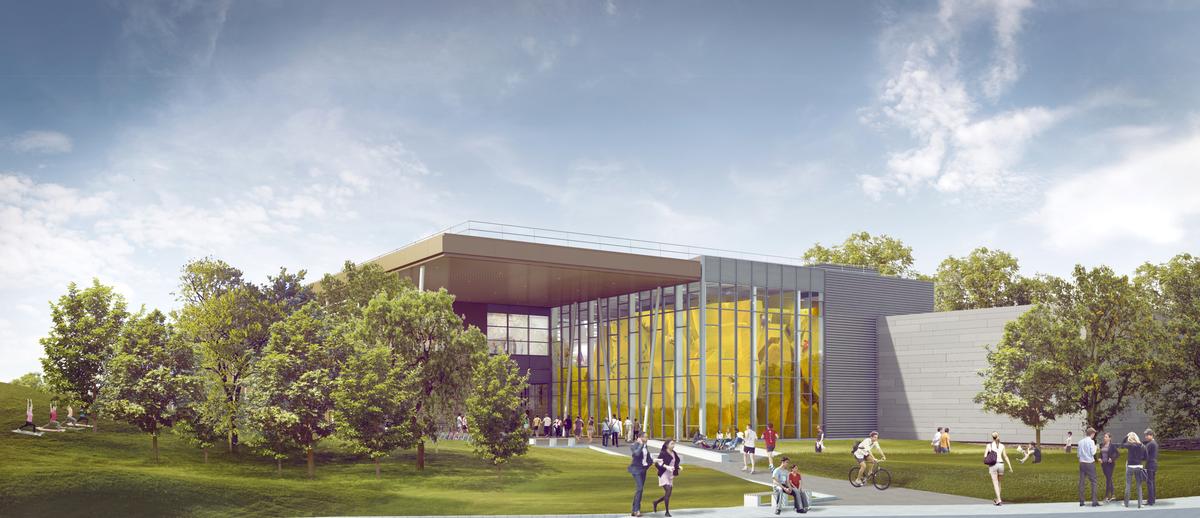 The design of the new hub includes green spaces to encourage healthy living / University of Warwick