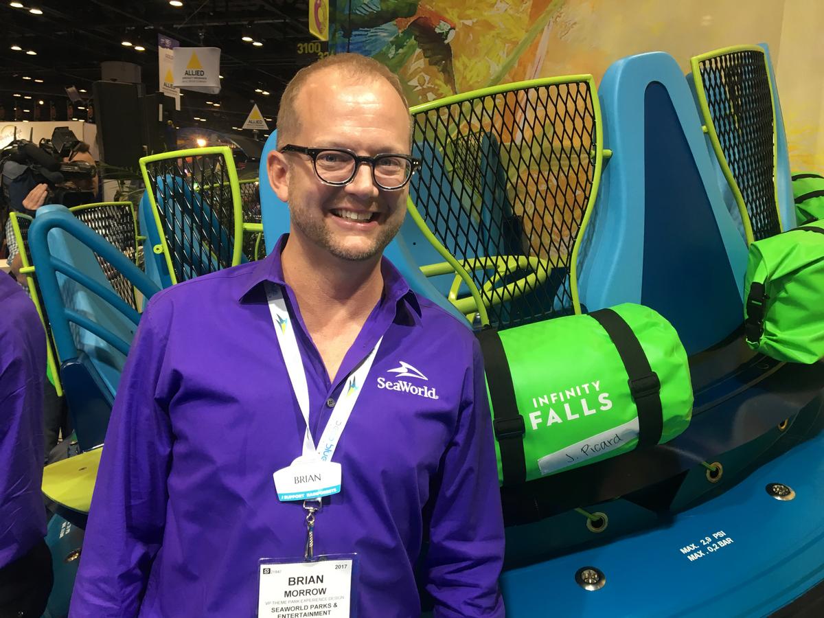 Brian Morrow is currently working on Infinity Falls, SeaWorld's new record-breaking river rapids ride coming to Orlando next year / Tom Anstey