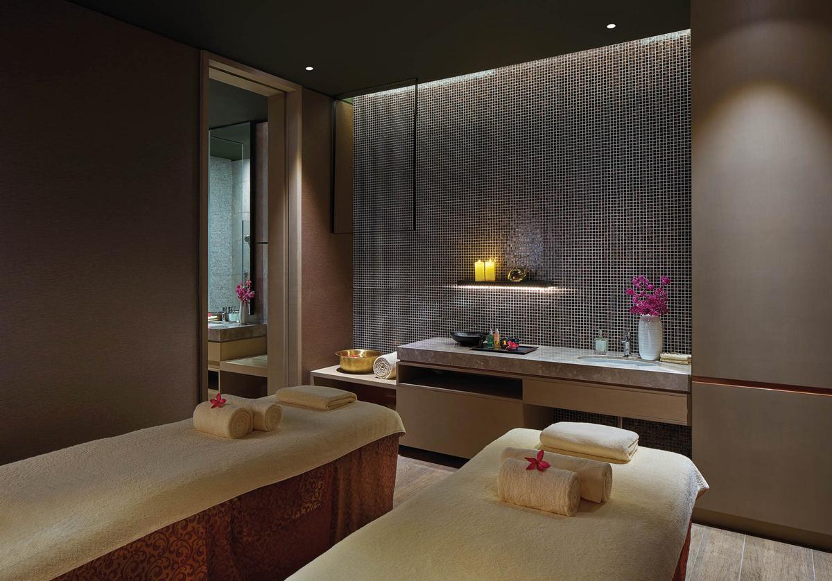 The hotel includes a 3,000sq m NX Fitness and Spa with a focus on wellness / Shangri-La