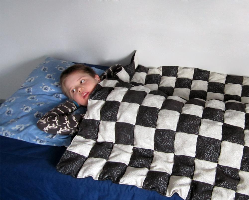 The winning idea for sensory blankets came via Facebook