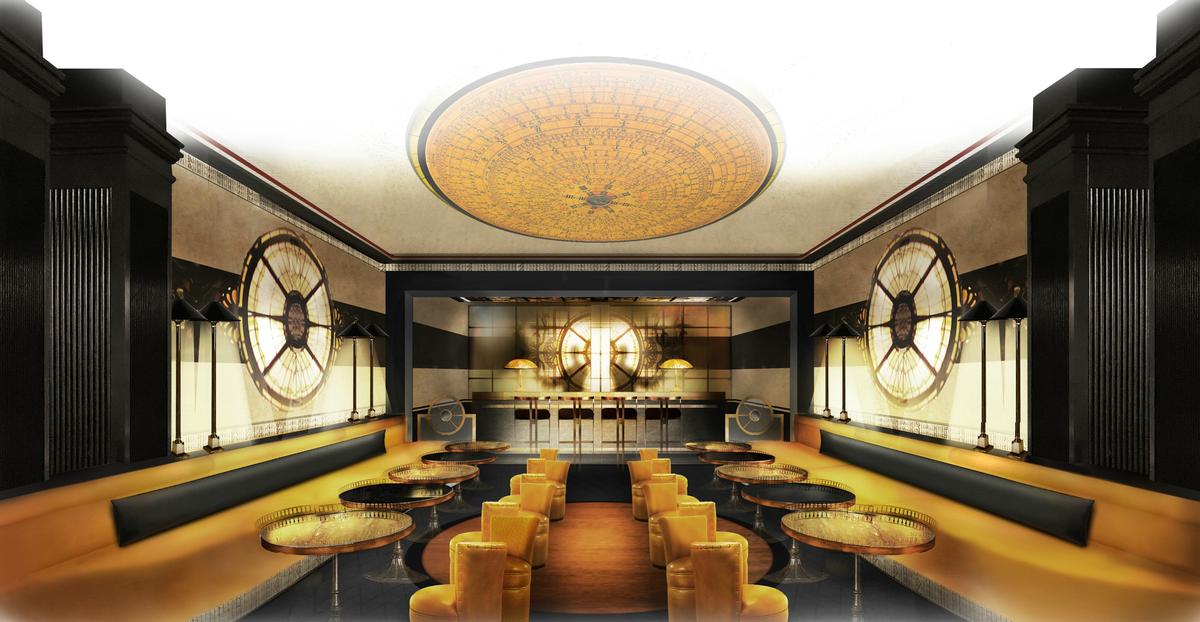 Gold takes center-stage in the restaurant, which will offer fine dining menu of classic and innovative Chinese cuisine / Six Senses