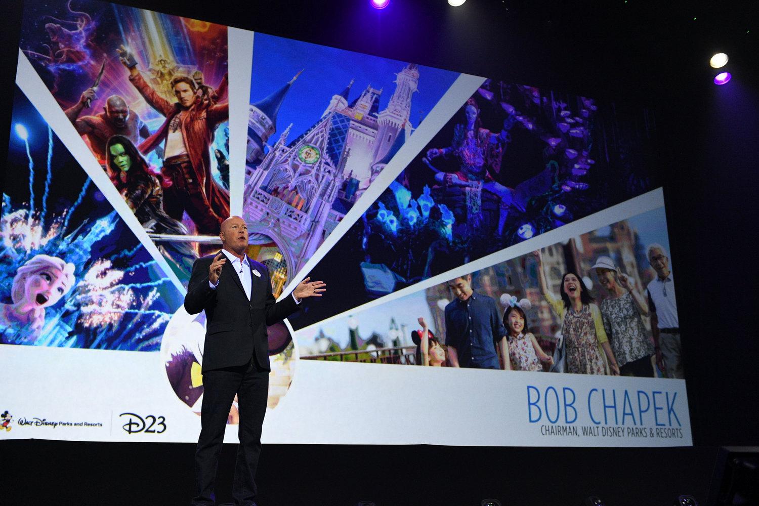 Chapek revealed details about a number of Disney projects at the D23 fan event in Tokyo, Japan / Disney Chapek revealed details about a number of Disney projects at the D23 fan event in Tokyo, Japan / Disney