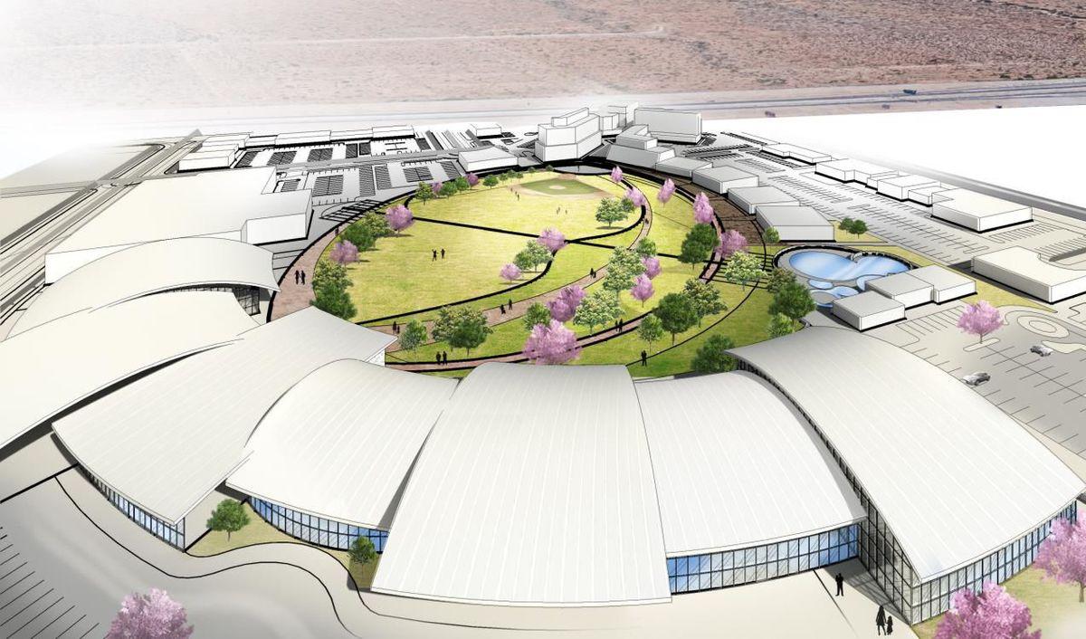 The reimagined Cohen Stadium could feature a landscaped urban plaza The reimagined Cohen Stadium could feature a landscaped urban plaza