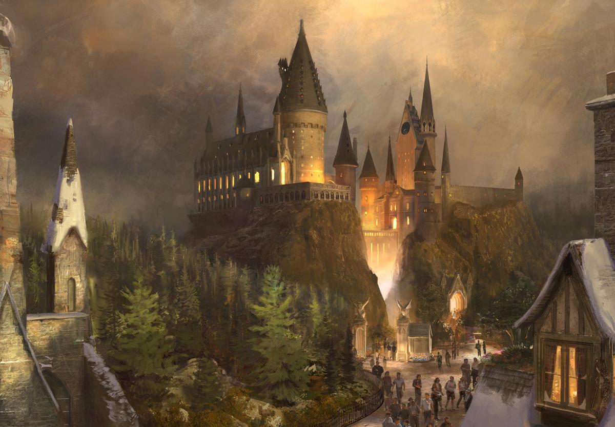 With Hogwarts Castle serving as a focal point for the new Potter attraction, visitors will be offered an immersive world, faithfully recreated as JK Rowling imagined it
