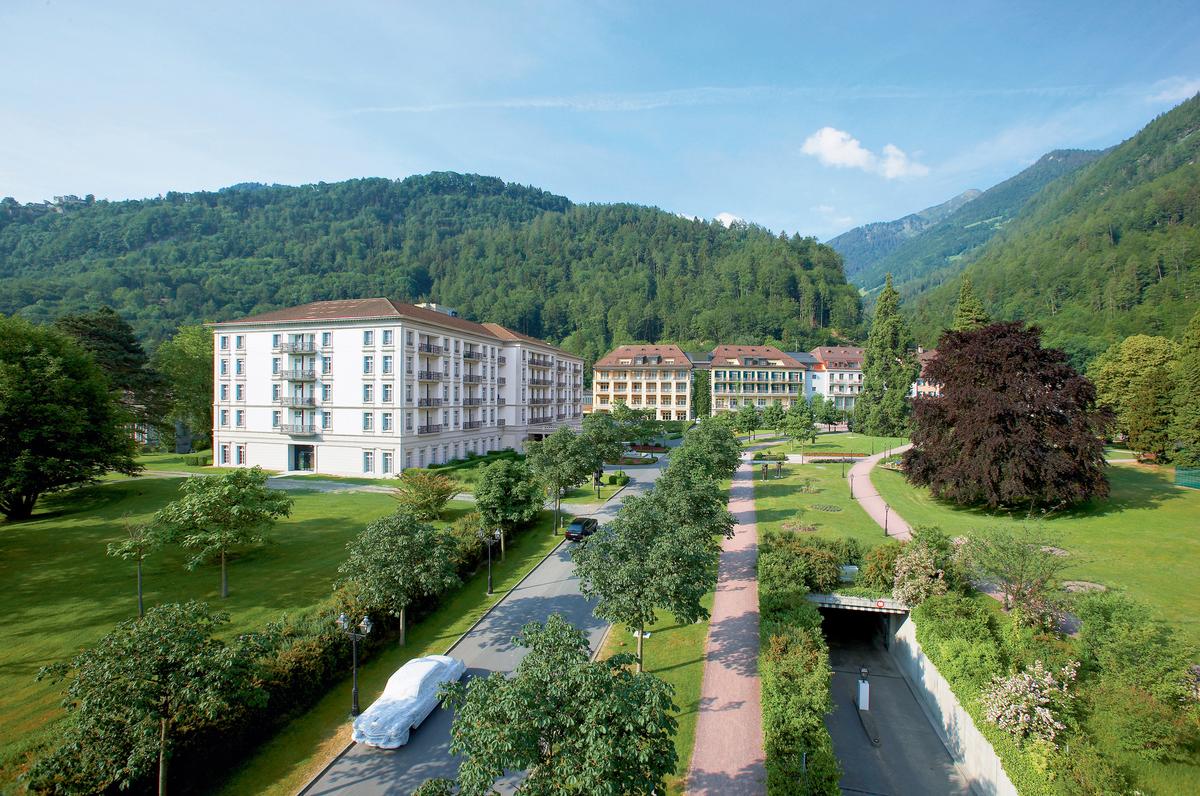 Part of the Grand Resort Bad Ragaz, the five-star wellbeing and medical health resort first opened in 1869