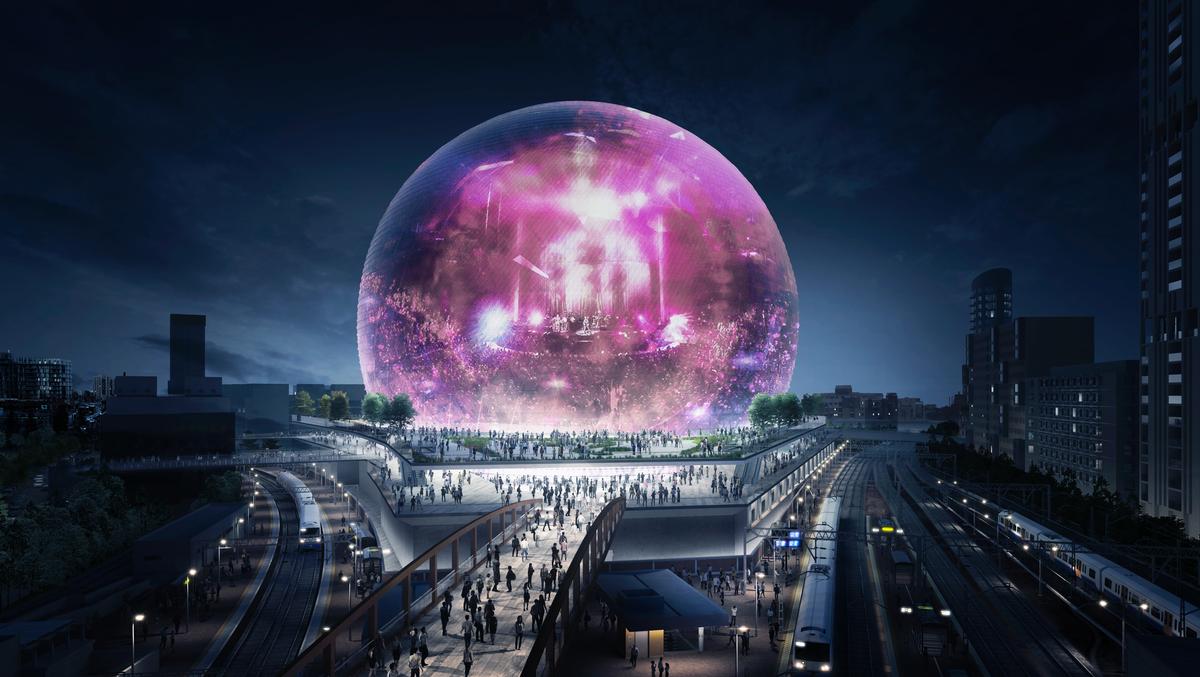 The Sphere will have a programmable exterior that can serve as a digital showcase for brands, artists, events and partners / MSG 