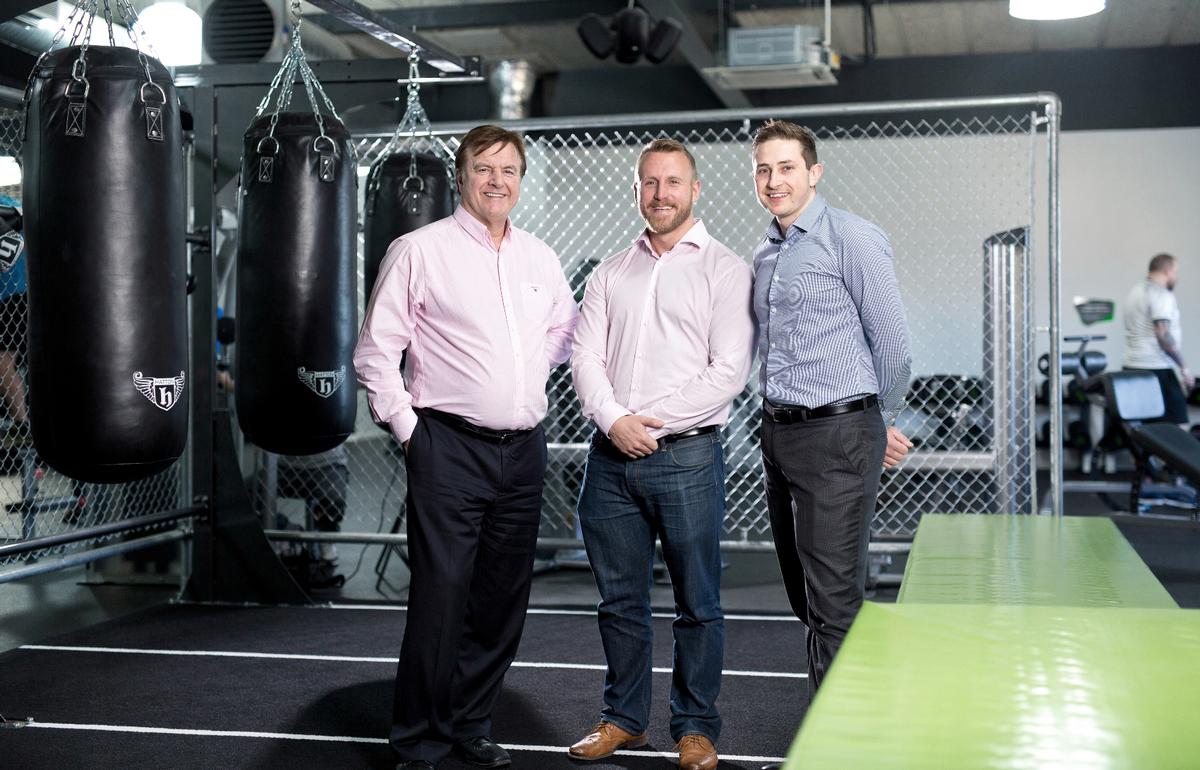 Stessa Leisure founder Adam Thompson (centre) with Square One Law's Ian Gilthorpe (left) and Philip Stewart
/ Square One Law