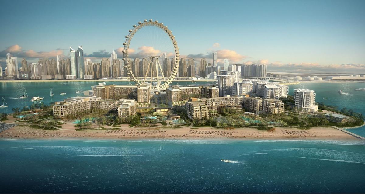 The resorts will feature views of the largest observation wheel in the world, the Ain Dubai, which is scheduled to open in 2019 / 