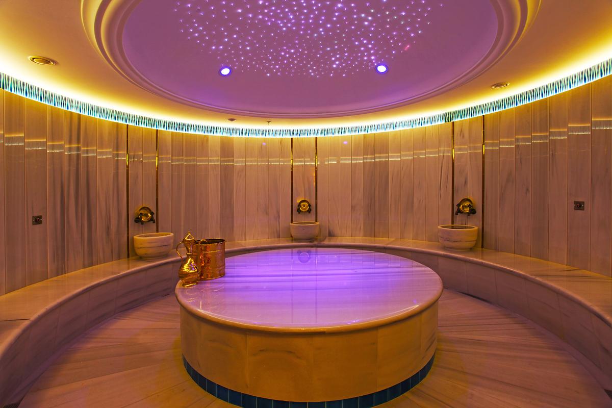Included in the spa is a traditional Turkish Hammam / Marriott Sisli