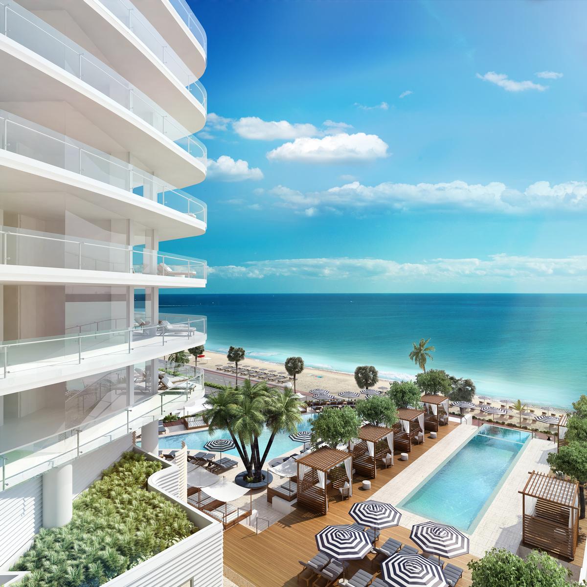 The 22-storey Four Seasons Hotel and Private Residences Fort Lauderdale has been planned by Miami architect Kobi Karp / Four Seasons Hotel and Private Residences Fort Lauderdale 