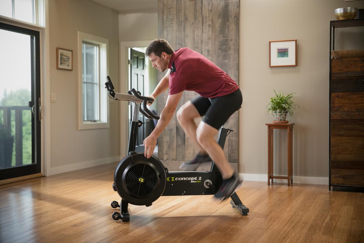 The BikeErg is designed to provide a real-feel indoor cycling experience / 
