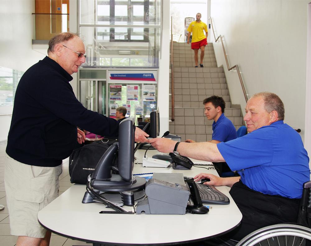 Thirty per cent of members at Aspire’s centre in Stanmore are disabled