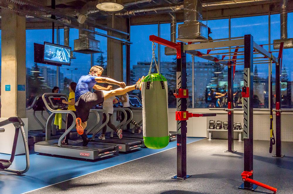 Fitness Hut clubs have large functional training areas