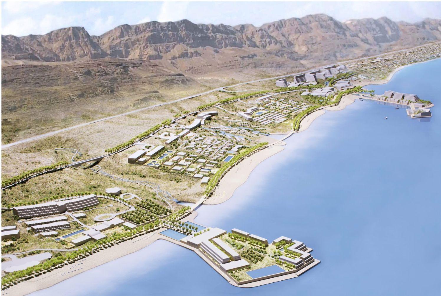 ” An upgraded beachside promenade will link all the new amenities across the resort / Moshe Safdie Architects 
