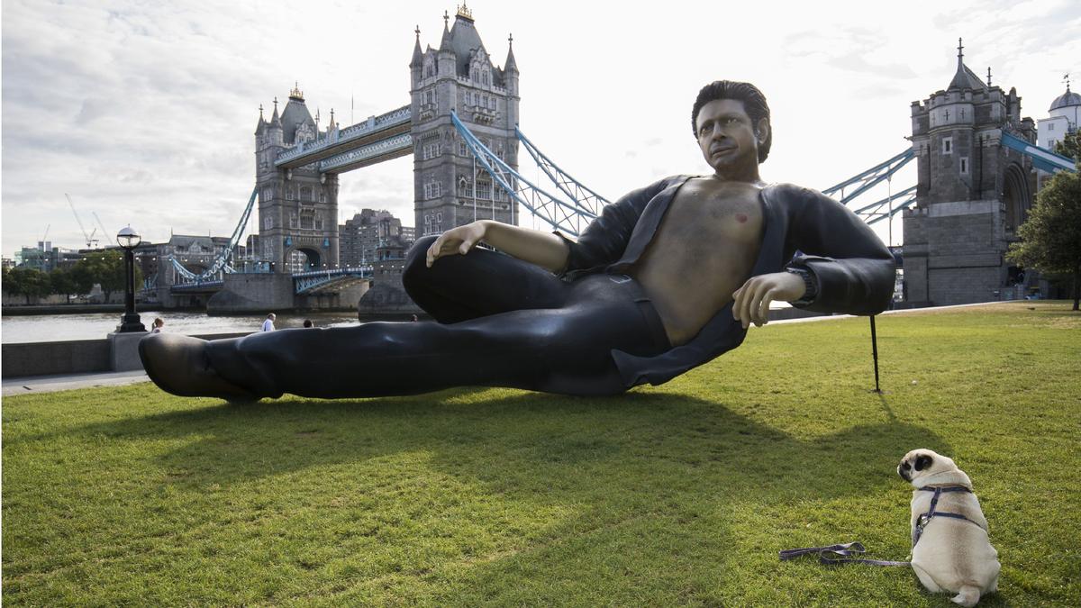Jurassic Jeff will remain on the south bank through 19 July / NowTV Jurassic Jeff will remain on the south bank through 19 July / NowTV