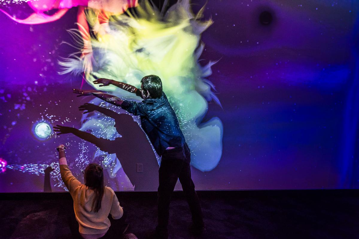The spaces give visitors the opportunity to unravel the mysteries of the solar system through exhibitions