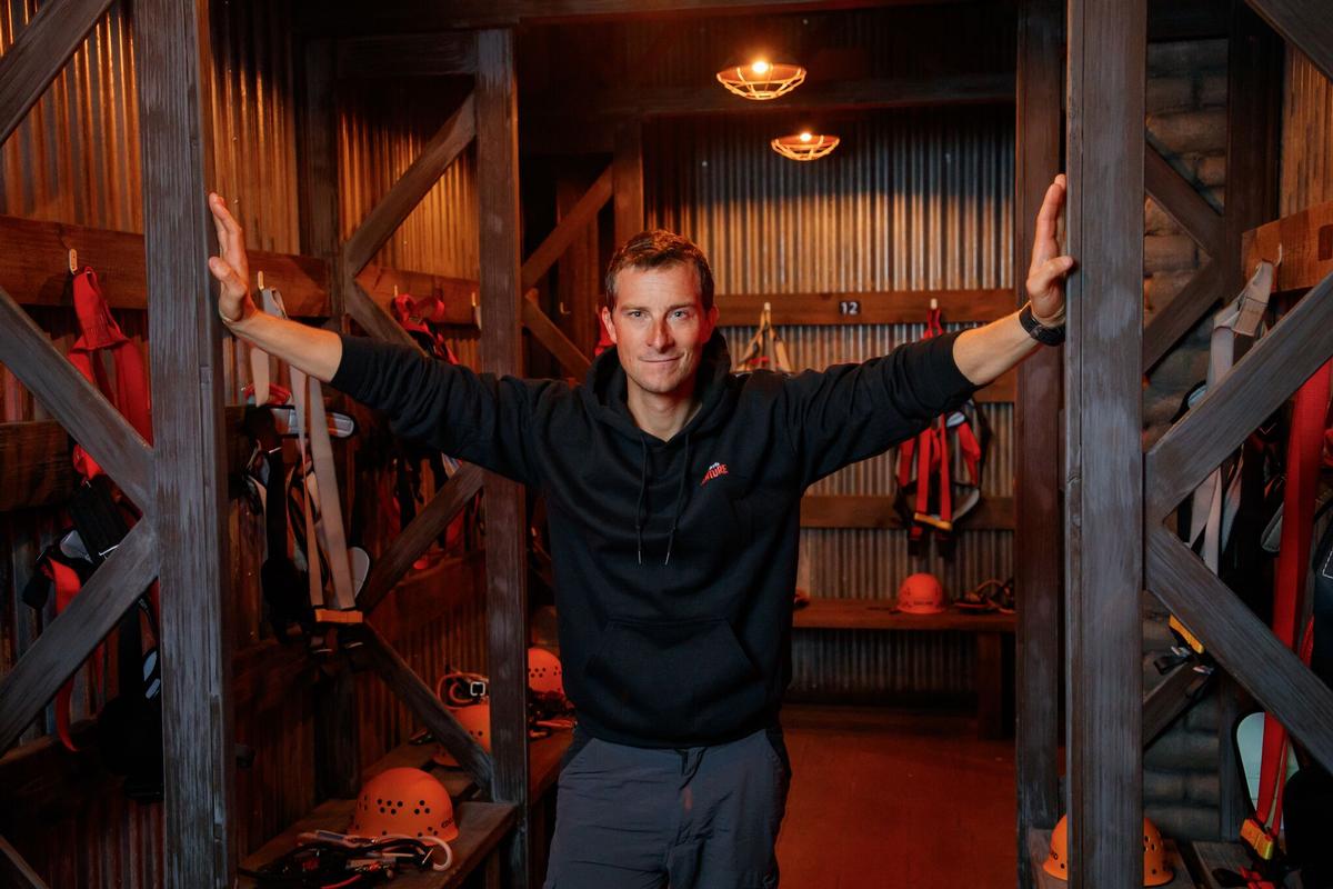 Grylls visited the site last week Grylls visited the site last week