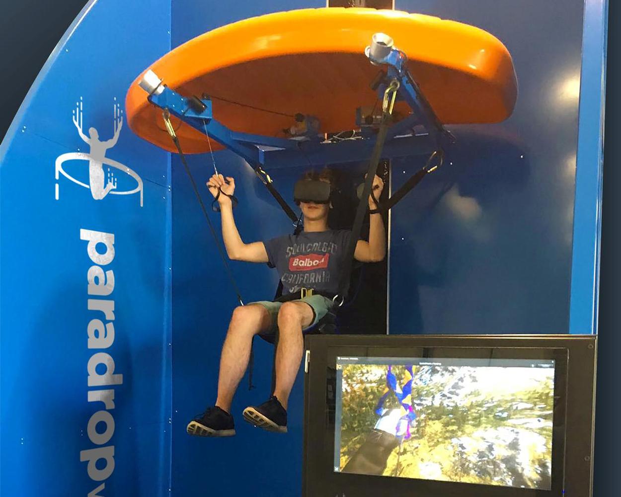 ParadropVR will open at The Bear Grylls Adventure towards the end of October this year ParadropVR will open at The Bear Grylls Adventure towards the end of October this year