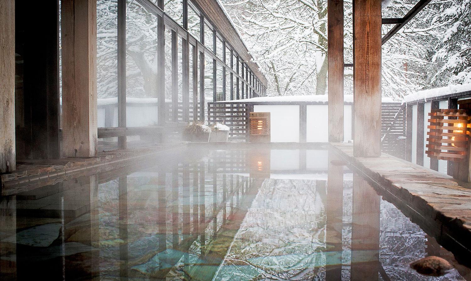 Warm bathing lies at the heart of the Yasuragi spa experience Warm bathing lies at the heart of the Yasuragi spa experience