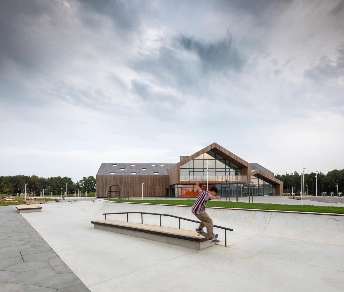 The Heart has state-of-the-art facilities for skateboarders and parkour enthusiasts / Photos by Adam Mørk