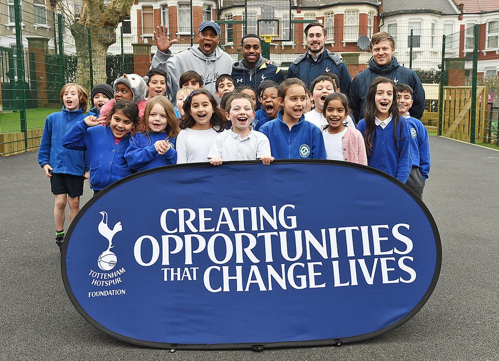The Tottenham Hotspur Foundation works closely with local primary schools as well as youth and adult groups