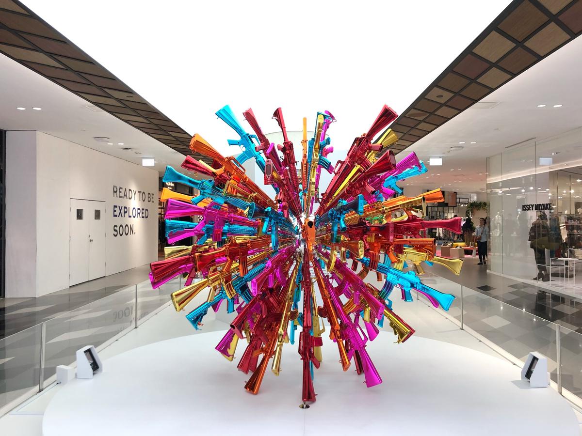 Shot Guns by South Korean artist Choi Jeong Hwa / Randy Thanthong-Knight/Bloomberg Shot Guns by South Korean artist Choi Jeong Hwa / Randy Thanthong-Knight/Bloomberg