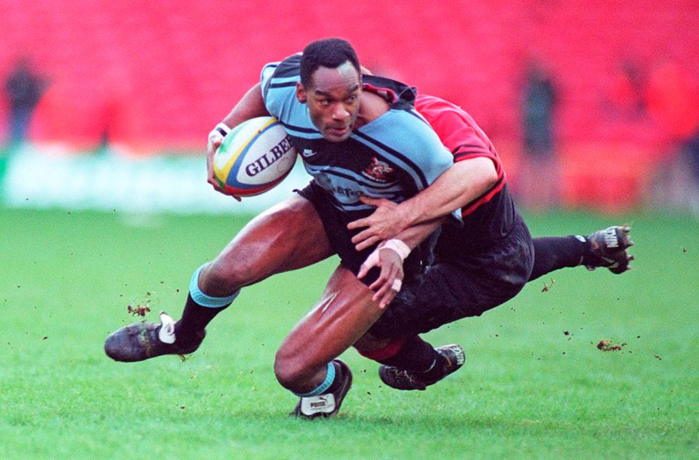 Walker retired from athletics in 1992 to pursue a second career as a rugby player for Cardiff RFC / PHOTO: Huw Evans Agency