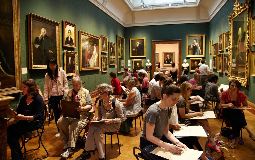Late Shift at the National Portrait Gallery, also in London
