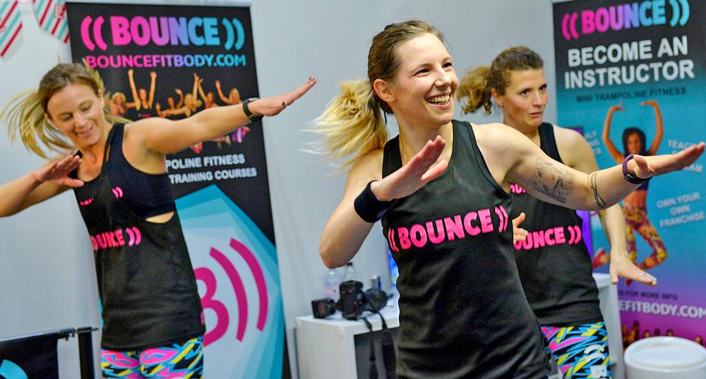 The Elevate event includes live group fitness demonstrations The Elevate event includes live group fitness demonstrations