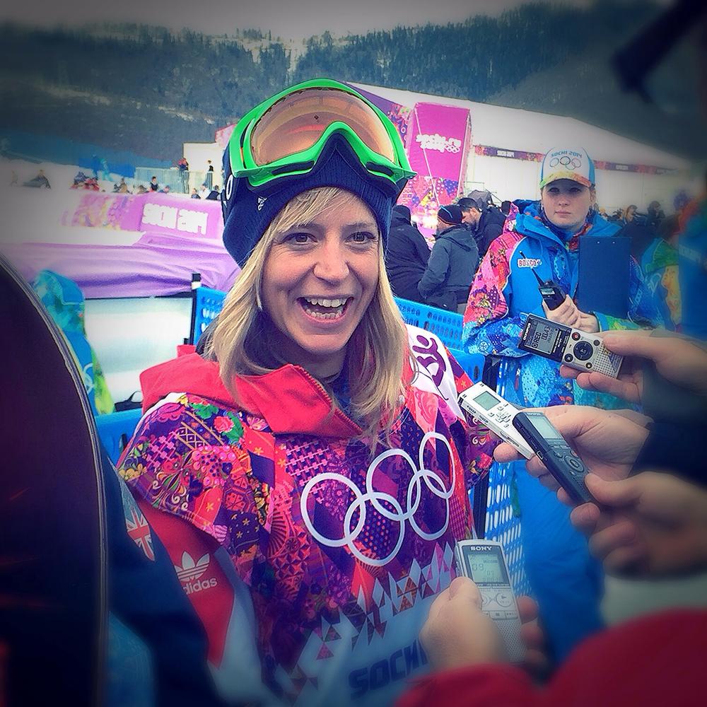 Jones had a huge amount of press attention at the Sochi 2014 Games
