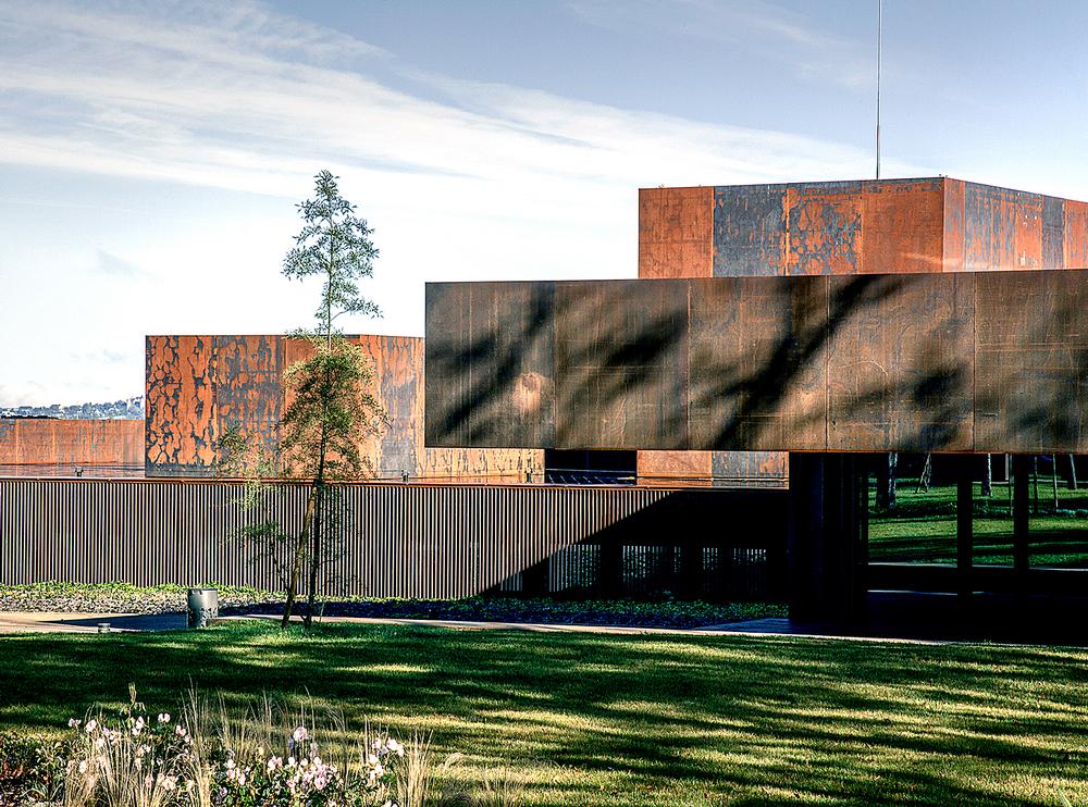 RCR recently unveiled the steel-clad Soulages Museum in Rodez, in France