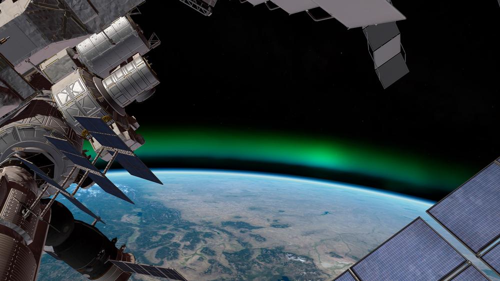 The Earth seen from the International Space Station with Uniview fulldome software / Photo: Sciss/NASA/Orihalcon