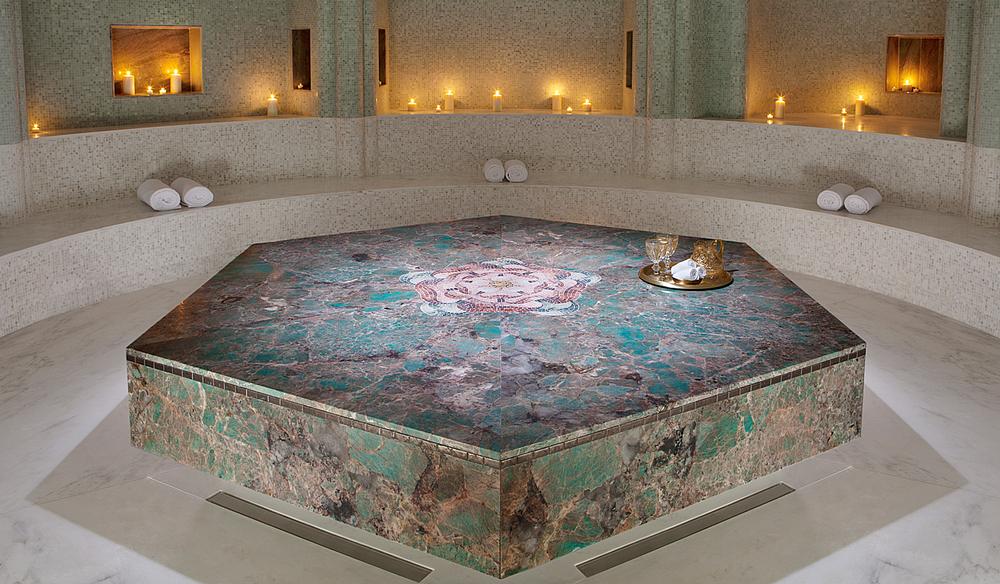 Hammam treatments are offered alongside shaman-inspired rituals to reenergise
