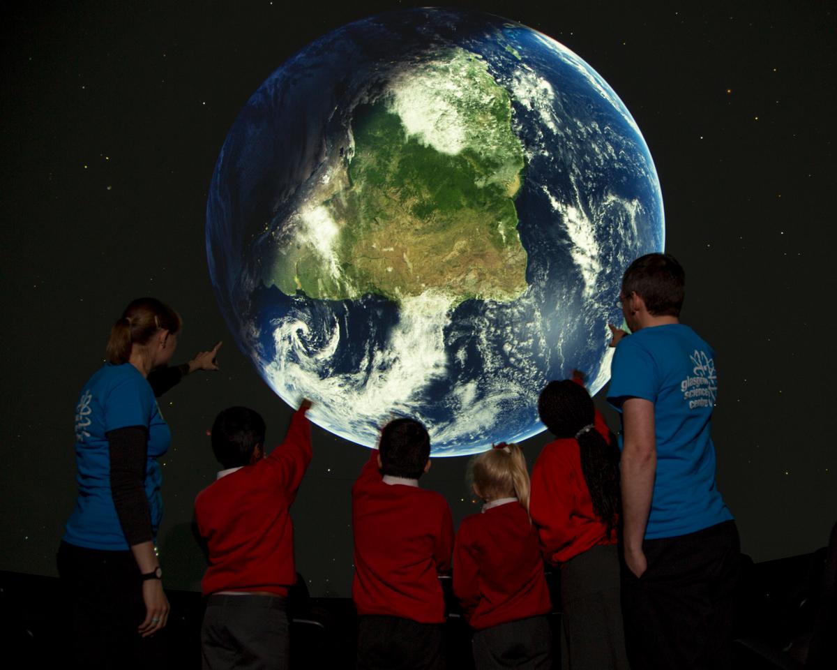 planetarium school visit scotland