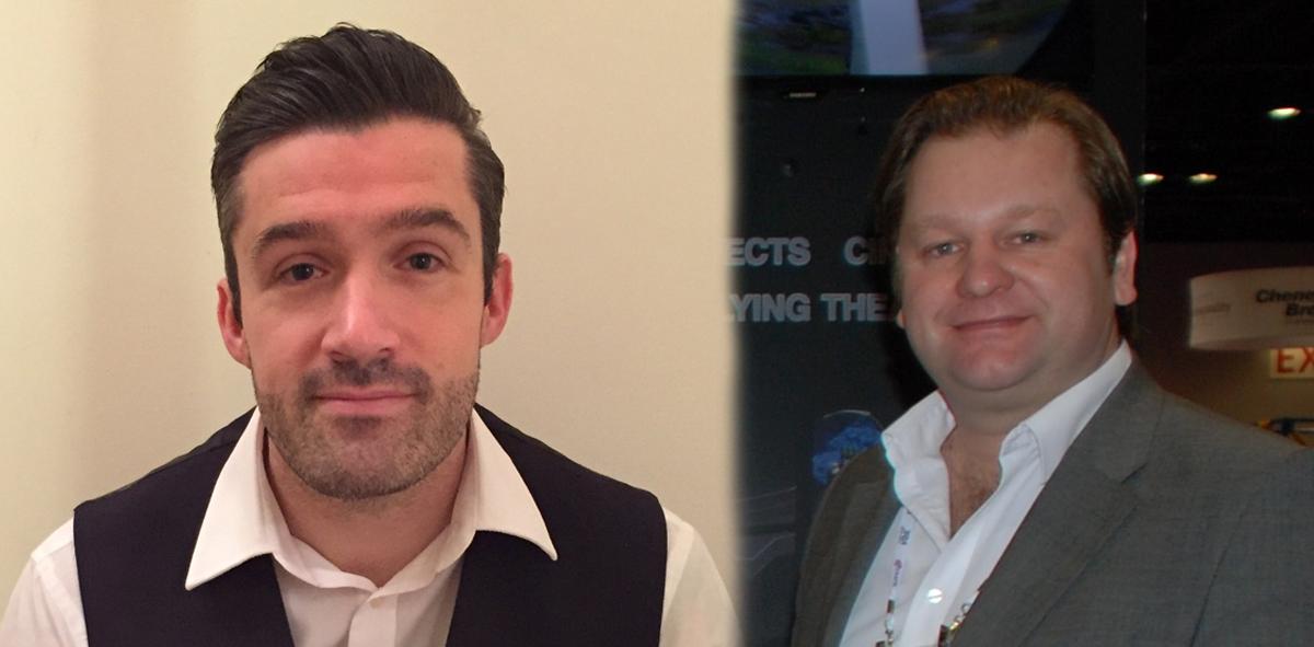 Ed Pawley (right) has been promoted to sales director, while Andy Gray (left) comes in as business development manager Ed Pawley (right) has been promoted to sales director, while Andy Gray (left) comes in as business development manager