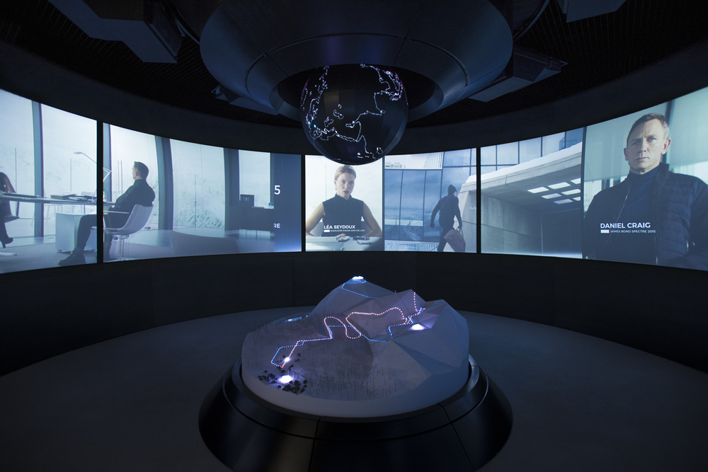 Visitors are immersed in the world of James Bond