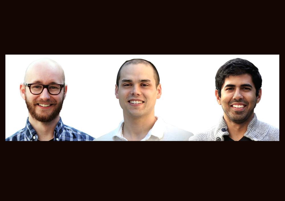 The three co-founders of AMPY met at Northwestern University in the US