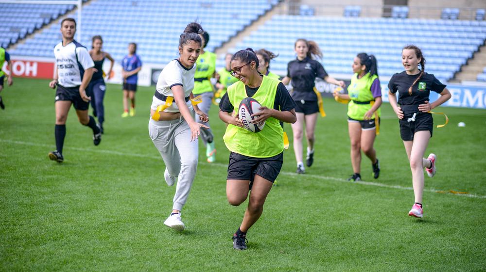 The new Engage! initiative delivers rugby training at 50 schools and looks to establish Coventry as a “city of rugby”